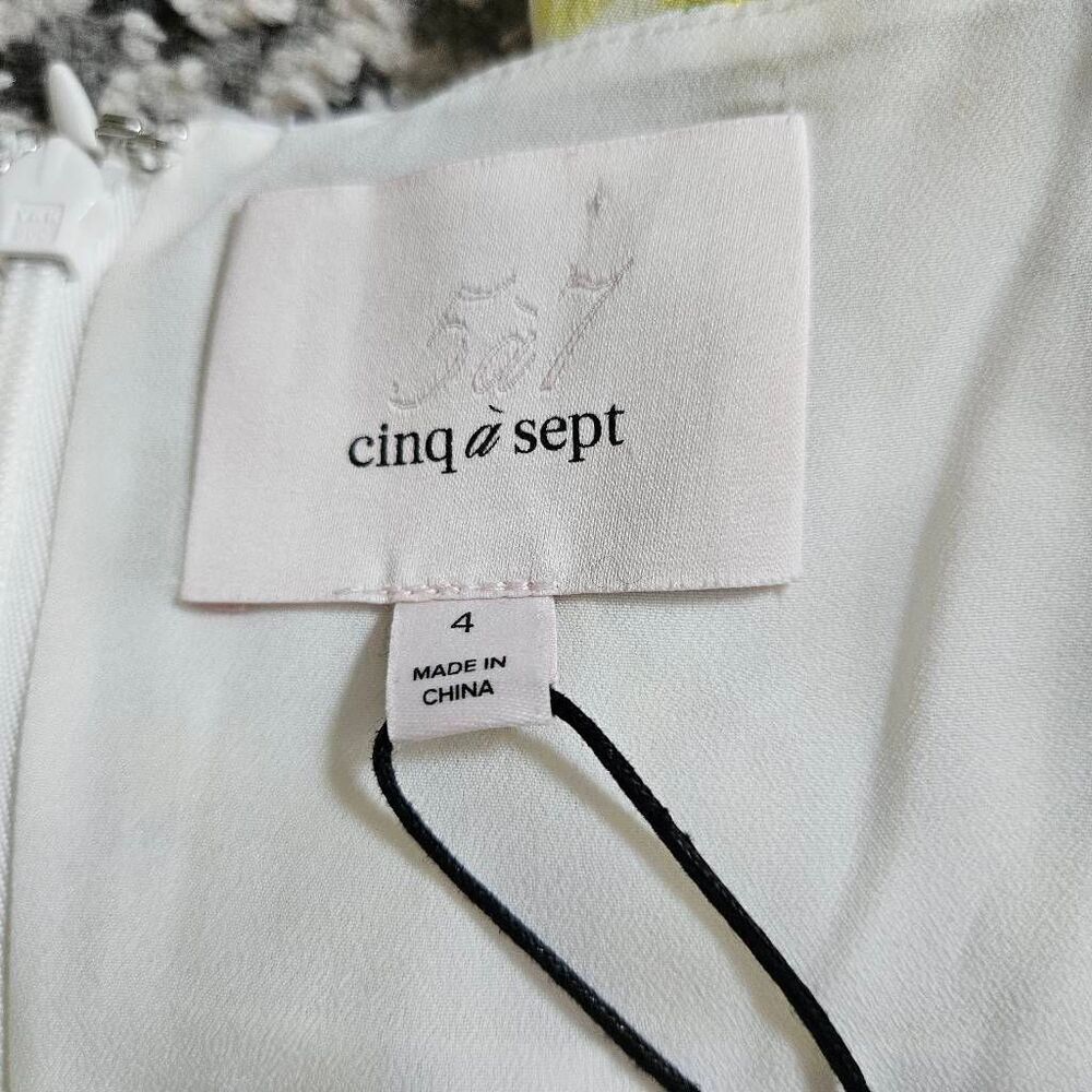 NWT 100% silk Cinq a Sept dress - Picture 3 of 5
